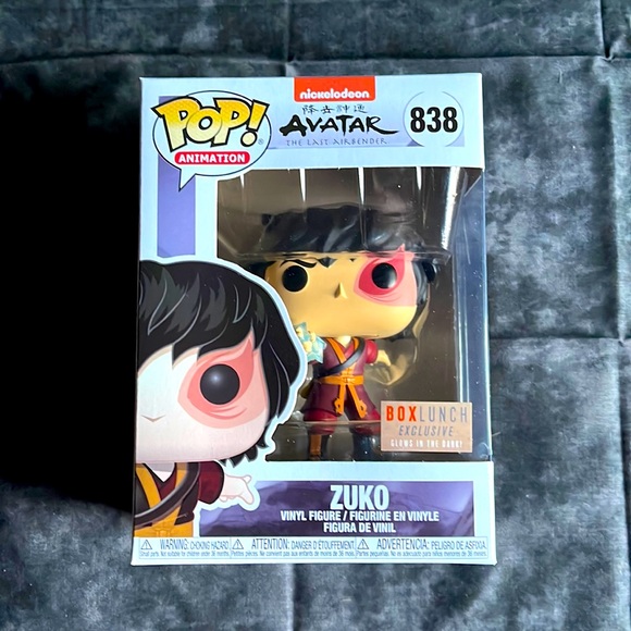 Boxlunch Exclusive Zuko Funko Pop 